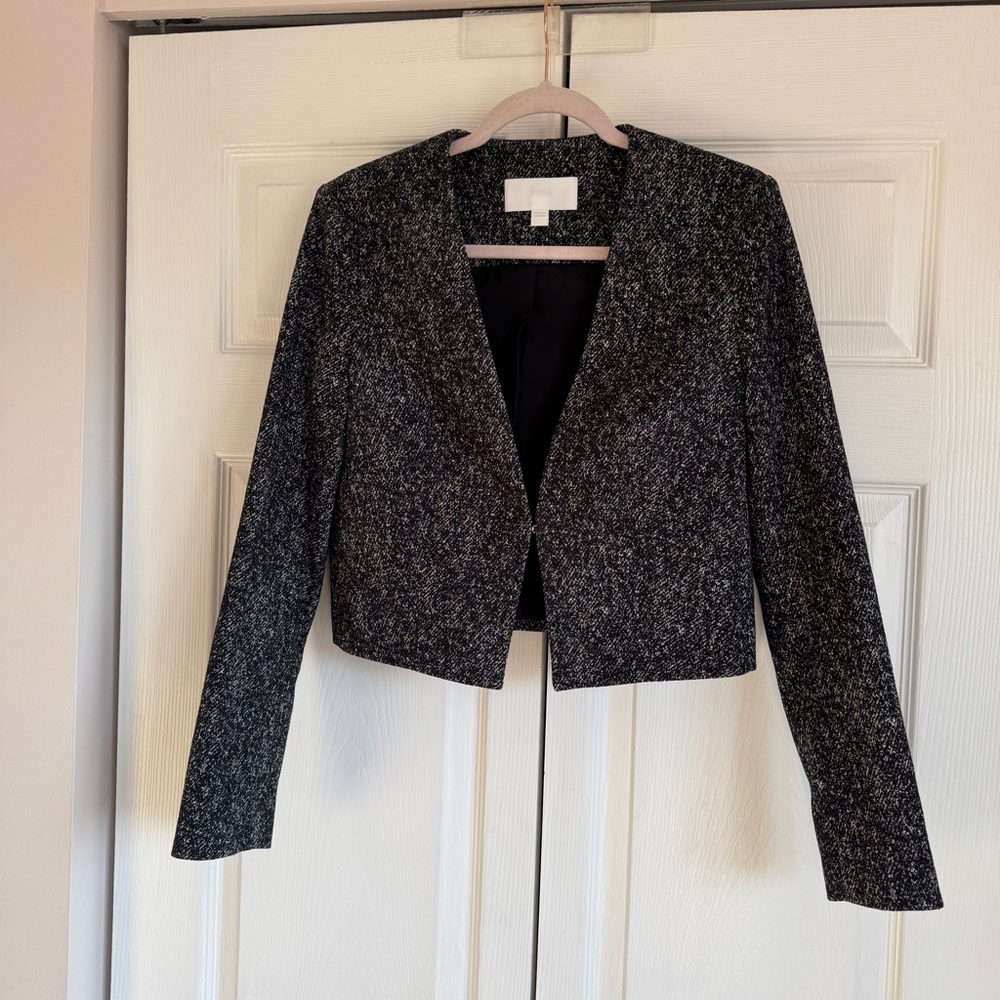 NWOT Boss Black Tweed Blazer
